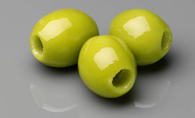 Product of Italy Sanniti Castelvetrano olives in a jar