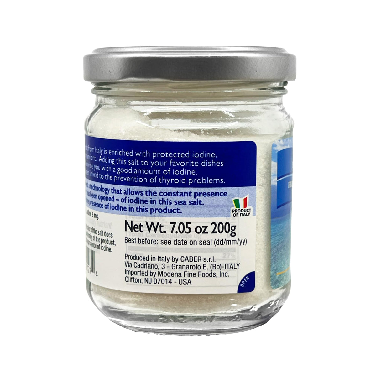 Sanniti Seasonello mineral-rich sea salt adds natural flavor