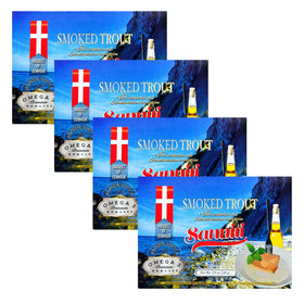 Sanniti smoked trout in oil can close-up highlighting premium quality and rich aroma