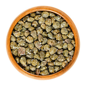 Sanniti capers nonpareille with salmon and cream cheese on toast.