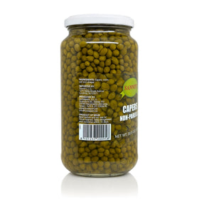 Sanniti capers garnish enhances plated dishes with Mediterranean flair