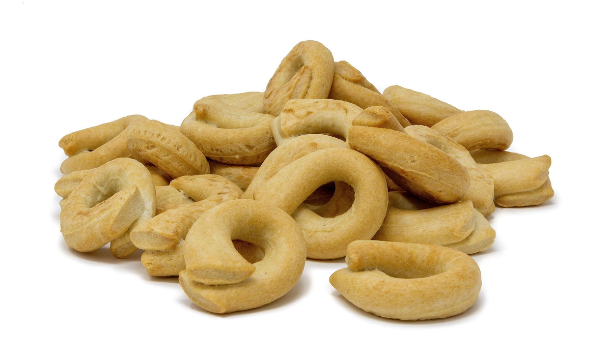 Serving idea: taralli with charcuterie for variety