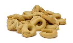 Serving idea: taralli with charcuterie for variety