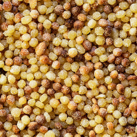 Sardinia origin photo underlines authentic Italian fregola craftsmanship