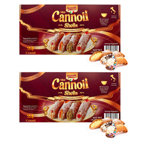 Traditional Italian-made cannoli shells by Sanniti for authentic dessert experiences.