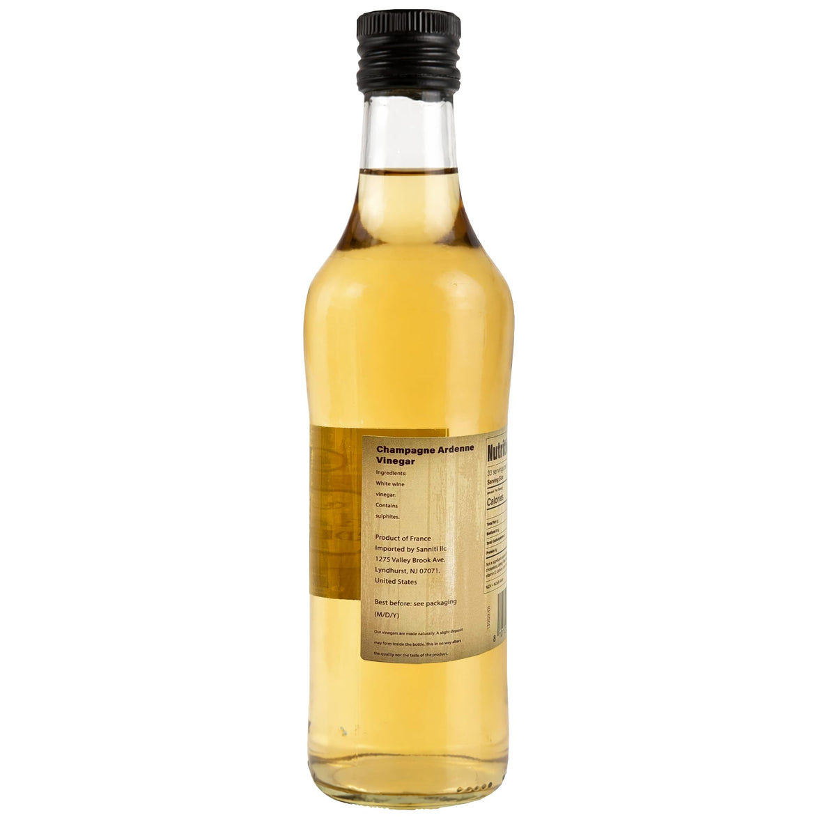 Sanniti Champagne Ardenne Vinegar splash on greens for bright acidity and color