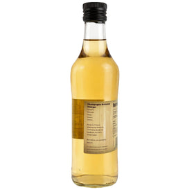 Sanniti Champagne Ardenne Vinegar splash on greens for bright acidity and color