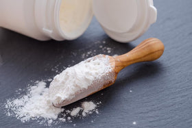 Sanniti Vinegar Powder on nuts for savory coating.
