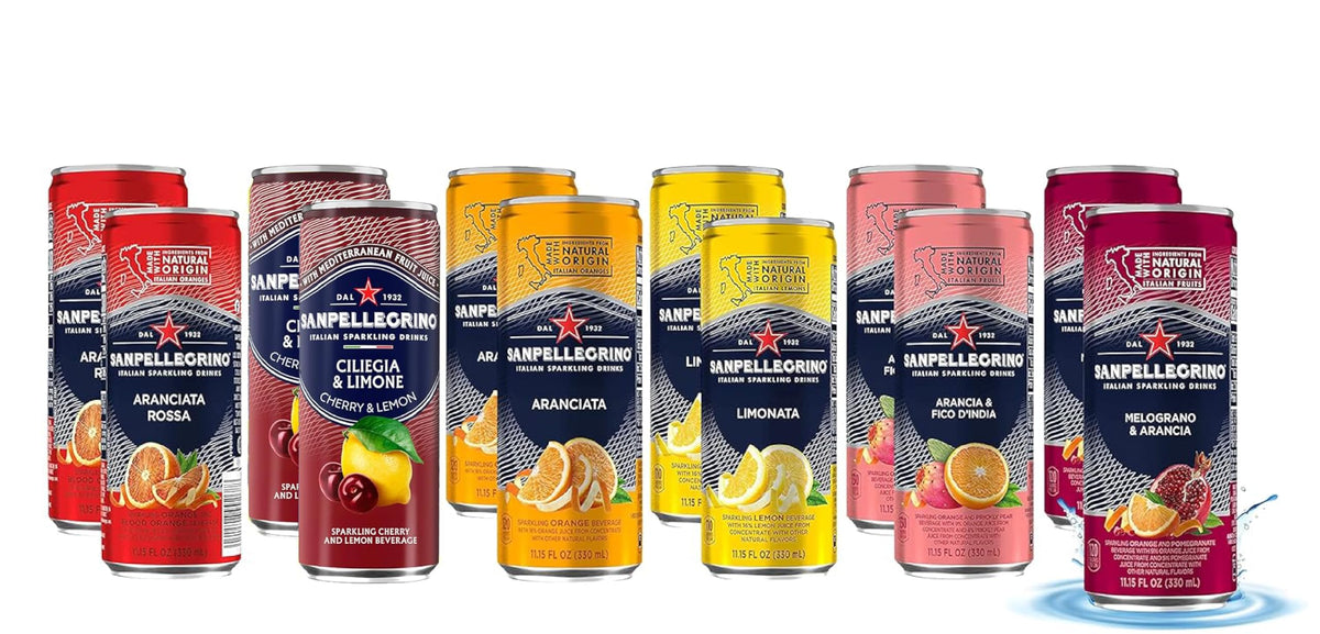 San Pellegrino Aranciata orange bubbles for a bright, refreshing lift outdoors.