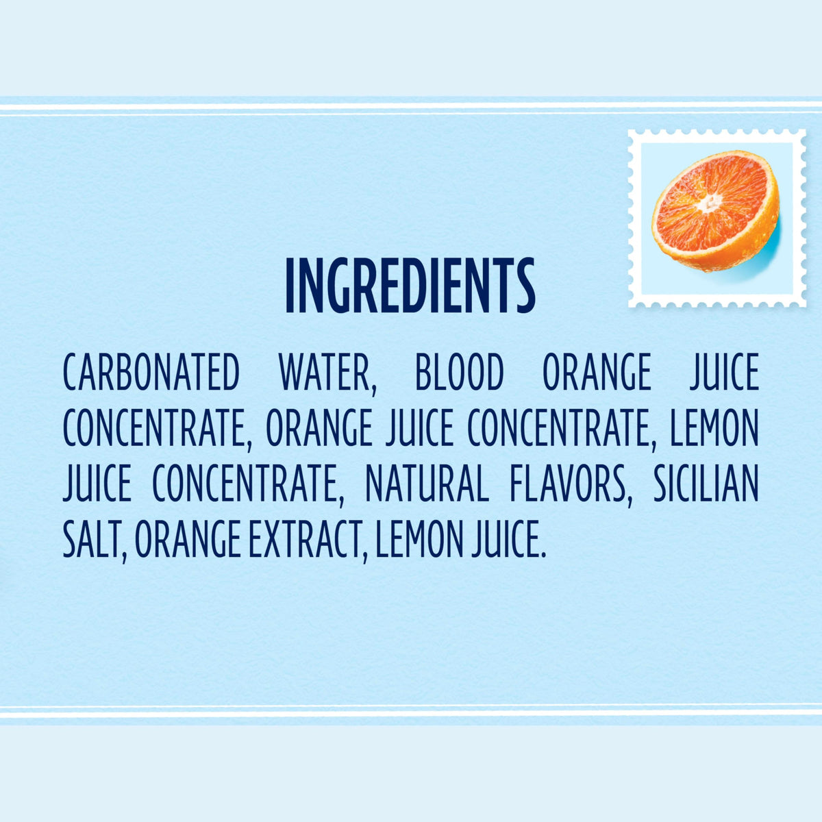 Sanpellegrino CIAO Blood Orange Italian zest mood scene