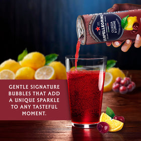 Sanpellegrino Ciliegia Limone 24-pack ready for parties and everyday enjoyment.