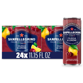Sanpellegrino Ciliegia Limone bottle for a refreshing Italian-inspired sip and entertaining.