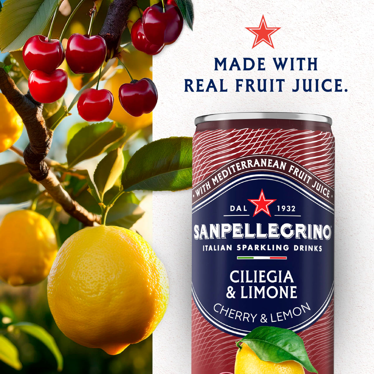 Chilled Ciliegia Limone glass displays crisp, balanced taste for any gathering.