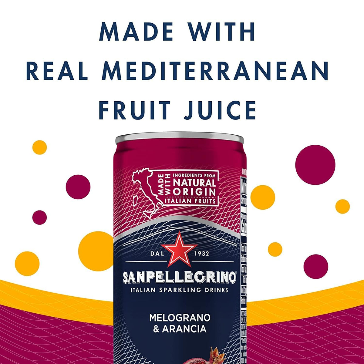 San Pellegrino Ficodindia e Arancia prickly pear and orange create a unique sunlit flavor.