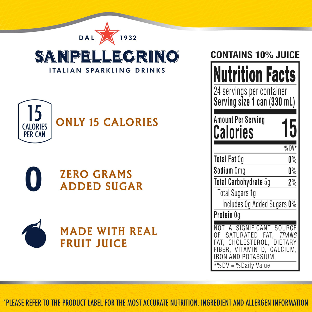 Sanpellegrino Lemonade can art emphasizing Mediterranean-style beverage