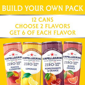 Sanpellegrino Lemonade can with bright, refreshing notes