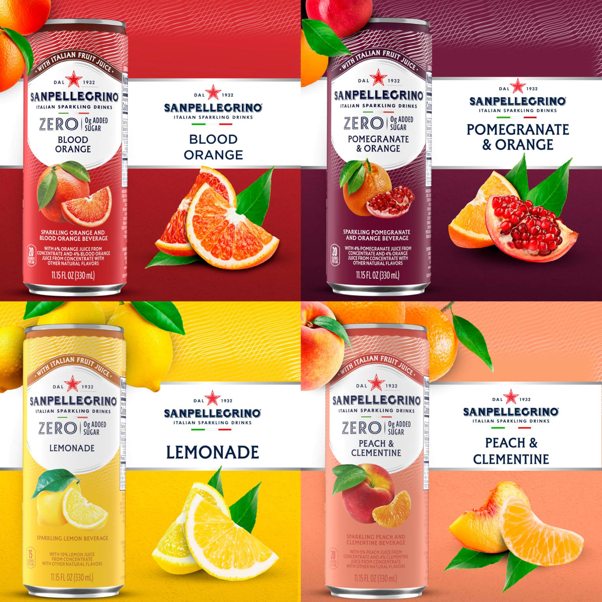 Sanpellegrino Pomegranate Orange can balancing tart and sweet