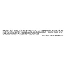 Sanpellegrino Zero Sugar Pomegranate Orange 24-pack, convenient display