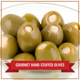 Santa Barbara Olive Co 2-pack jar, ideal gift for olive lovers.