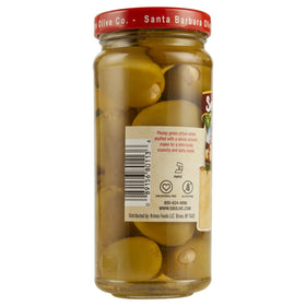 Santa Barbara Olive Co almond-stuffed olives served with cheese board