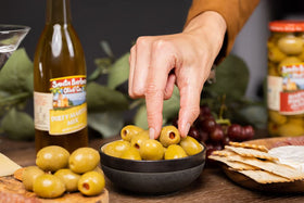Santa Barbara Olive Co jalapeno stuffed olive 5oz adds a spicy kick