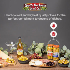 Santa Barbara Olive Co kitchen-use-olives ready for recipes and grazing