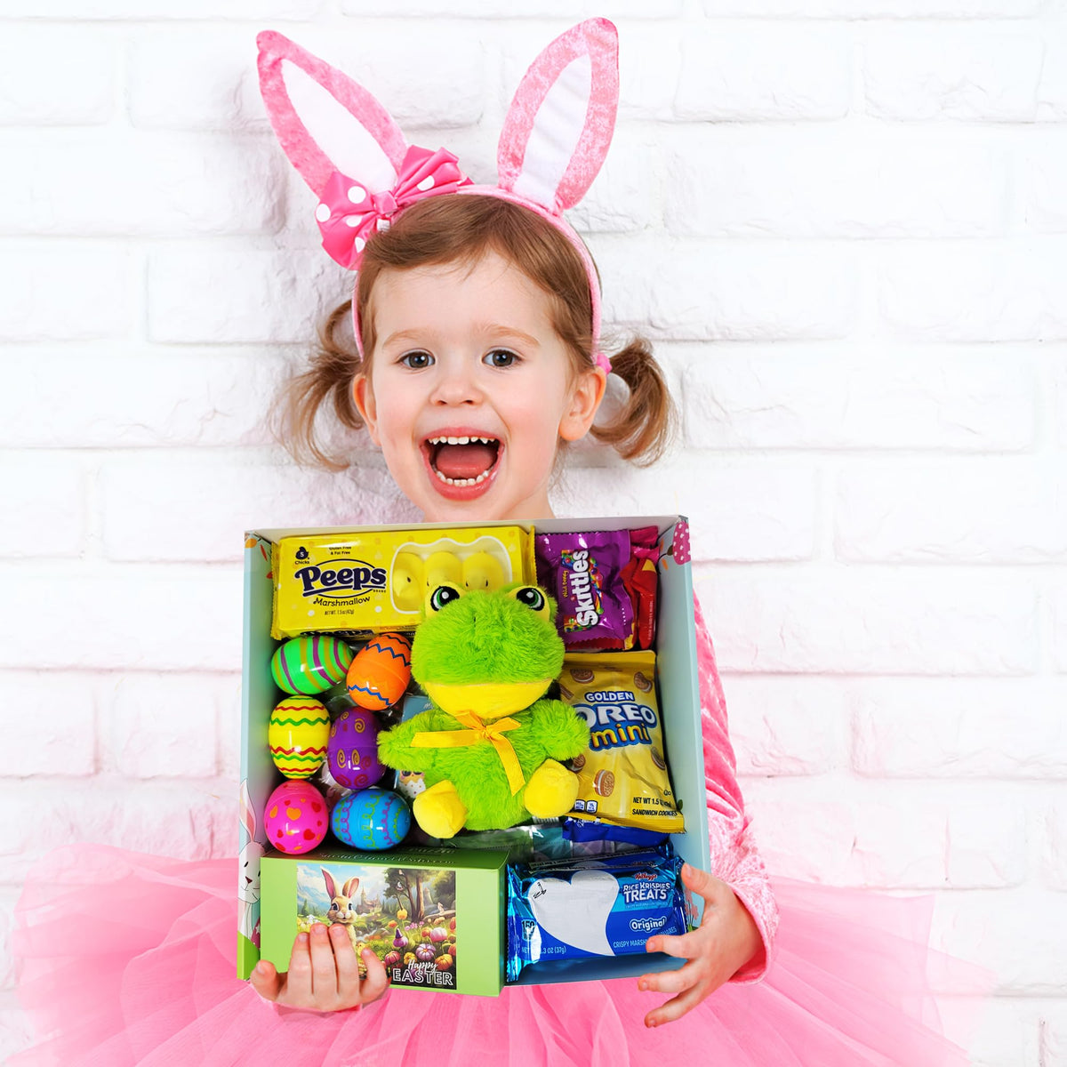 Santa Claus Writes Easter gift box presentation for festive unboxing.