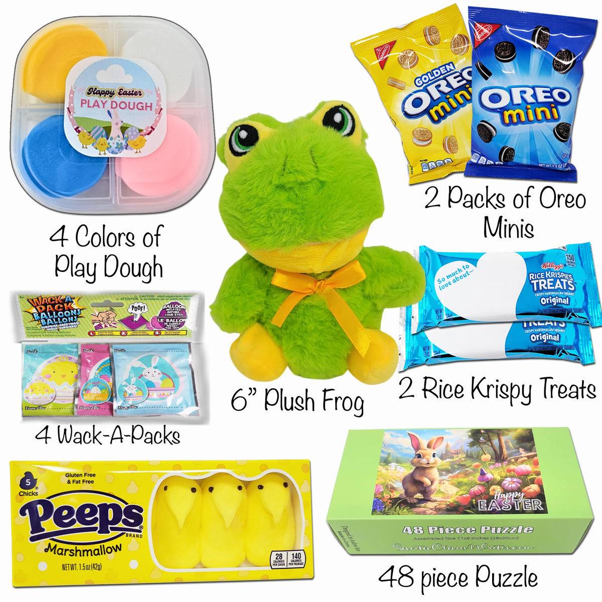 Santa Claus Writes plush Easter friend for cuddly play.