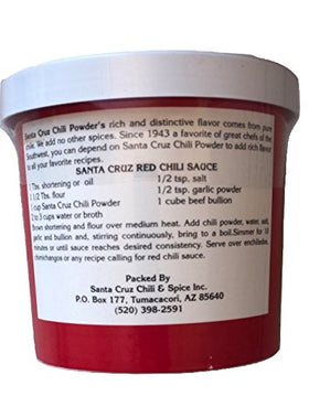 Santa Cruz Mild Chili Powder label-closeup for reliable mild flavor across dishes
