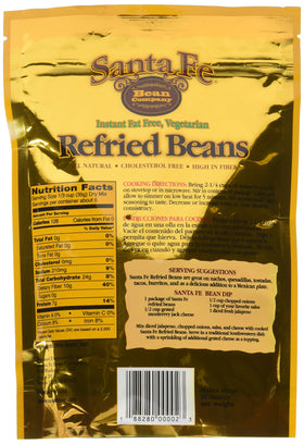 Santa Fe Bean served on a plate with tortillas, ideal for quick tacos and burritos.