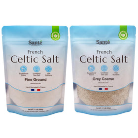 Sante Naturelle Celtic Salt fine ground bundle for everyday seasoning