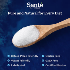 Sante Naturelle Celtic Salt enhances dishes during boiling or as a finishing touch.