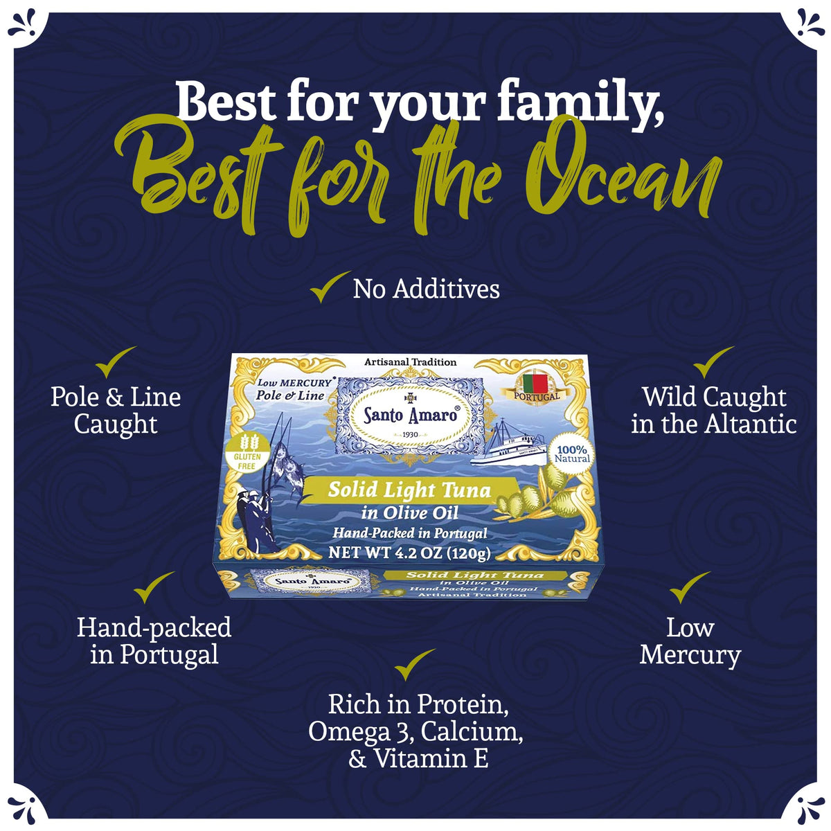 Santo Amaro pole-and-line fishing ethics image emphasizes sustainable seafood