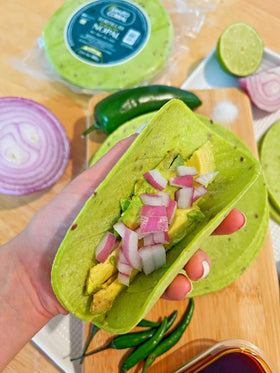 Santo Corral cactus tortillas gluten-free option for taco nights.