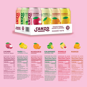 Sanzo Calamansi Lime can – tangy Golden Lime flavor for a bright refreshment