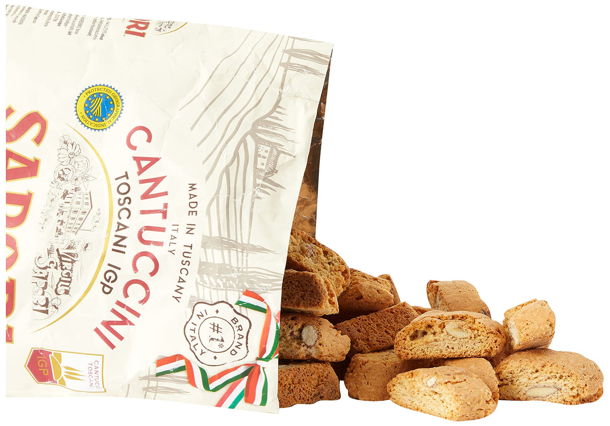 Sapori Siena almond cantuccini jar highlights convenient 800g sharing pack