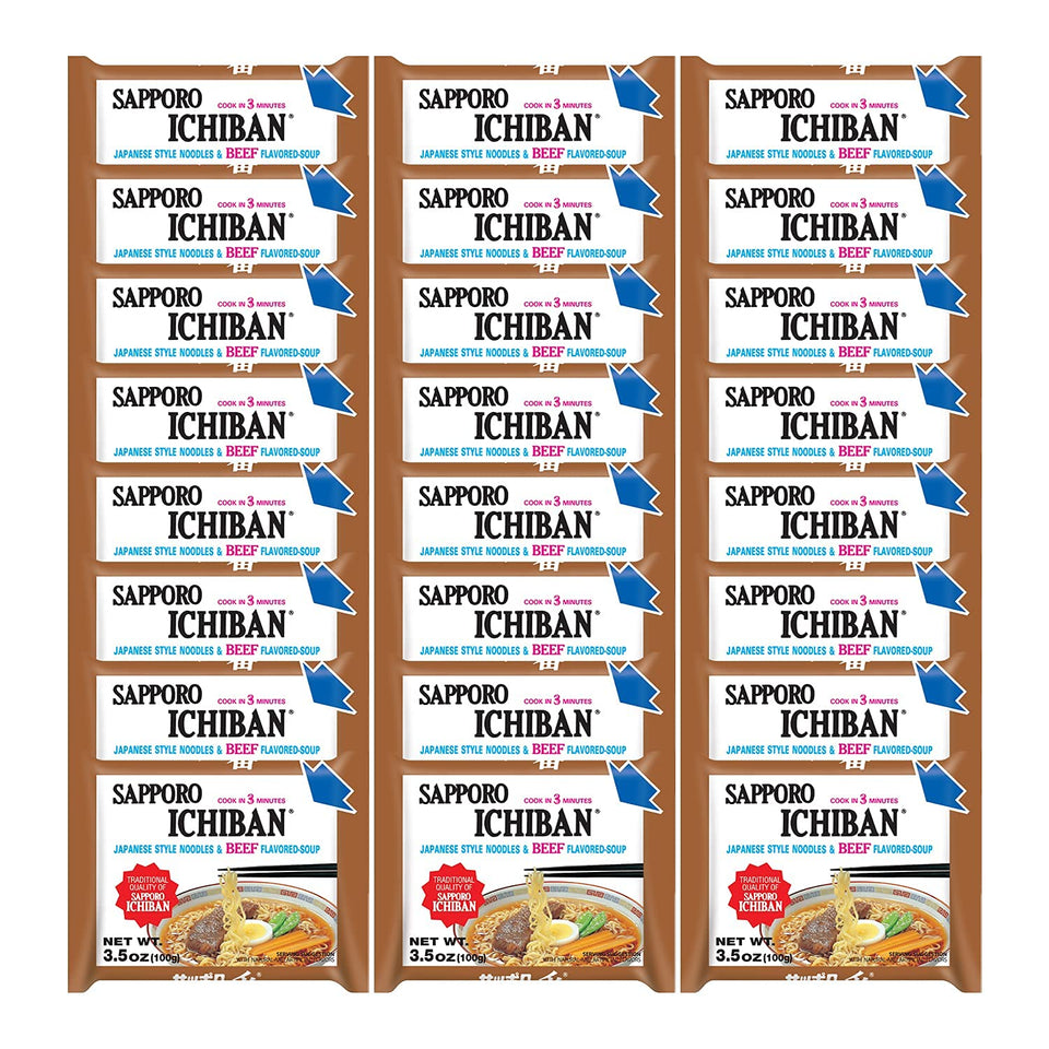 Sapporo Ichiban beef ramen pouch for quick flavorful meals