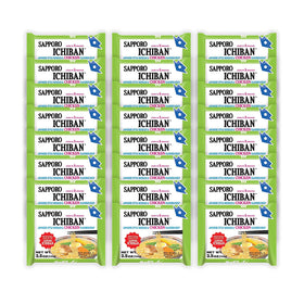 Sapporo Ichiban chicken noodles packaging shown for quick family meals.