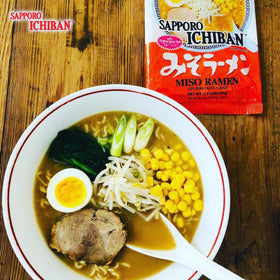 Sapporo Ichiban Miso Spice blend with seven-spice mix.
