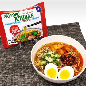 Sapporo Ichiban serving-ready bowl invites a quick, comforting dinner.