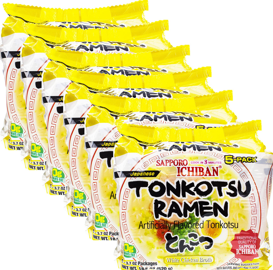 Sapporo Ichiban Tonkotsu noodles pack ready to cook in minutes