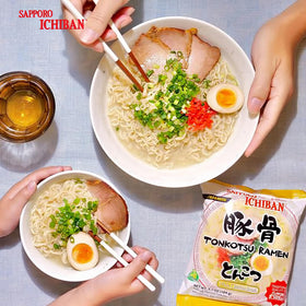 Sapporo Ichiban Tonkotsu ready-to-serve bowl for a comforting dinner.