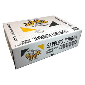 Sapporo Ichiban Yakisoba noodles stirred with savory sauce in a skillet.