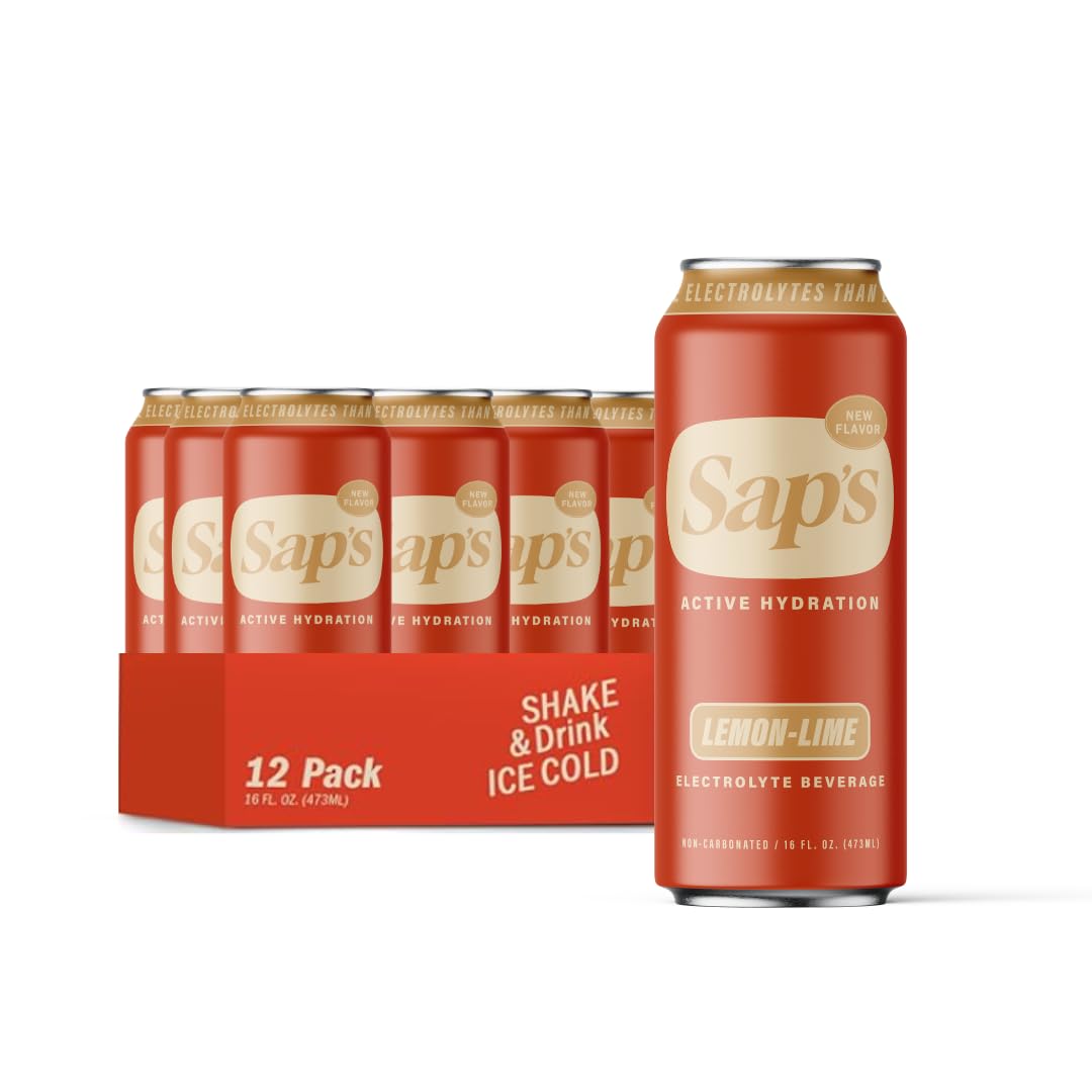 Saps SAPS Zero Added Sugar Electrolytes bottle with Lemon Lime for fast hydration.