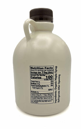 Sapsquatch Maple Syrup bottle pouring, ideal for drizzle over pancakes