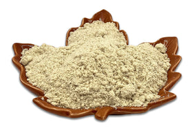Sapsquatch Organic Maple Sugar granules close-up highlighting crystal clarity for toppings.