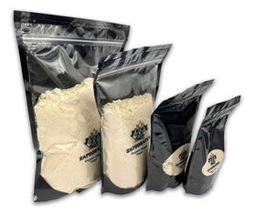 Sapsquatch Organic Maple Sugar label shown, emphasizing 100% organic certification.