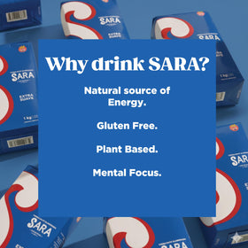 SARA Uruguayan origin yerba mate emphasizing authentic taste from traditional harvests.