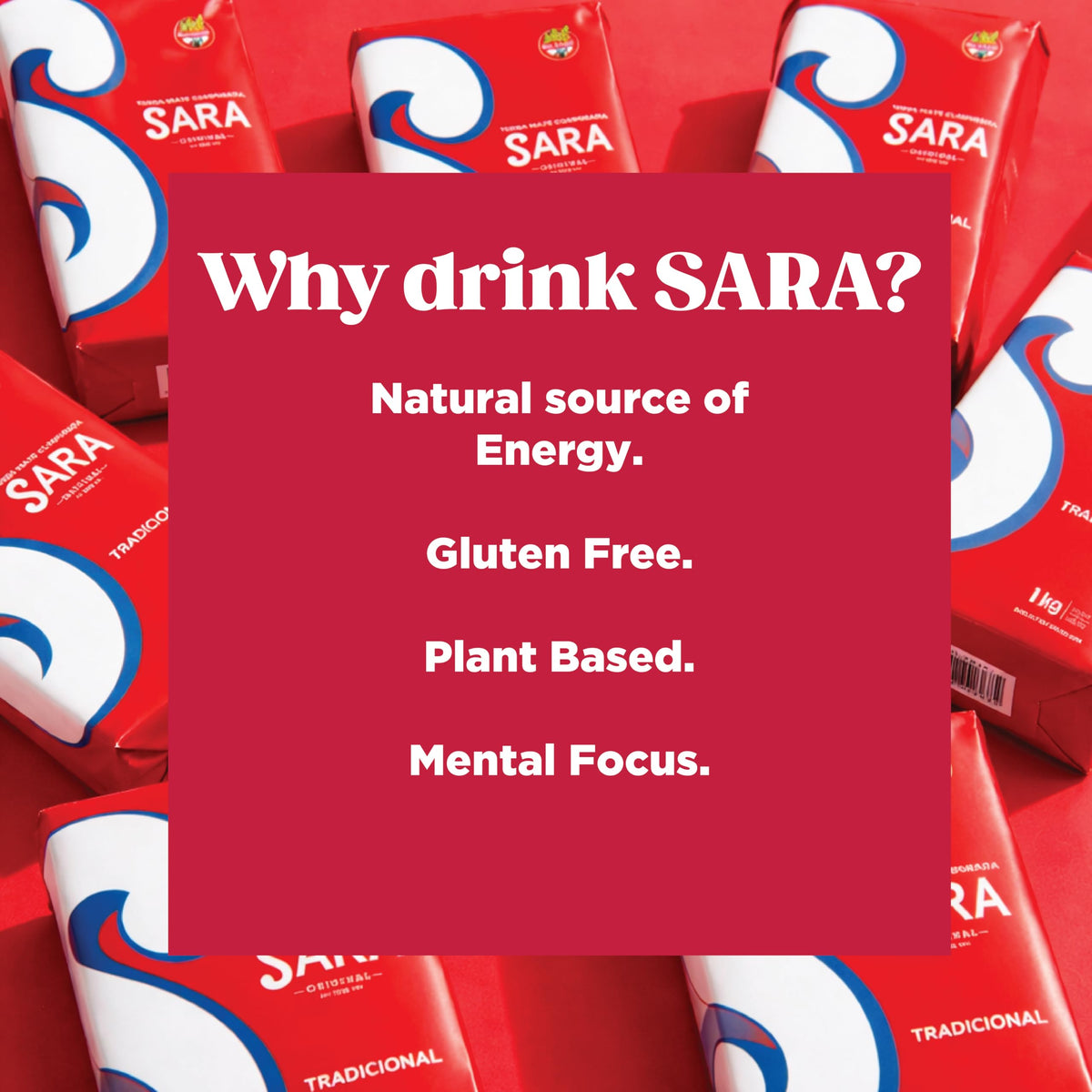 SARA Yerba Mate Elaborada offers a strong aroma and full-bodied flavor for experienced drinkers