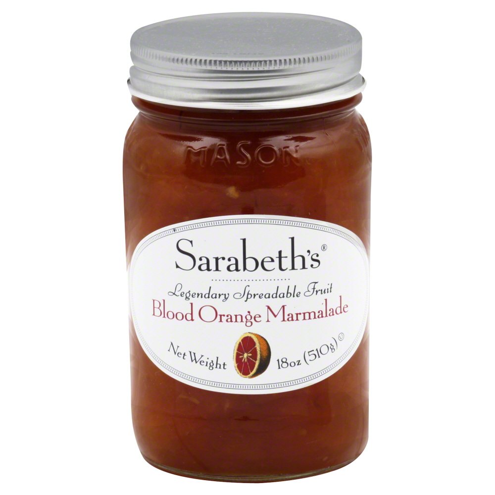 Sarabeth's Blood Orange Marmalade jar—bright citrus spread ideal for breakfast and desserts.